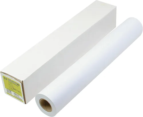 Vista 2 de HP Papel recubierto universal de formato ancho, 24 in x 150 ft 4.9 mil - 3.17 oz/m² (24 libras) 2" Core - Q1404B