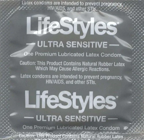 Vista 10 de LifeStyles Preservativos Ultra Sensibles de Látex Natural Lubricados Premium Paquete de Valor - 50 Unidades, 1 Paquete - Triple Probados
