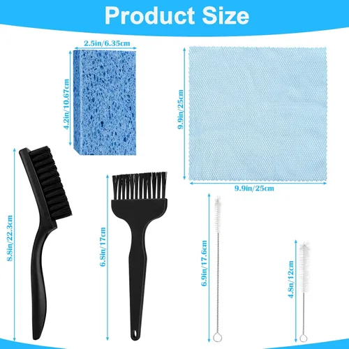 Vista 6 de XANGNIER Kit de cepillo de limpieza para purificador de aire, 6 piezas purificadores de aire para el hogar/dormitorio Herramientas de limpieza