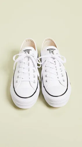 Vista 6 de Converse Chuck Taylor All Star Lift Industrial Glam Ox OroNegro Poliéster Adulto Entrenadores Zapatos