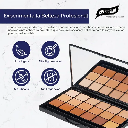Vista 3 de Paletas de maquillaje de alta definición.