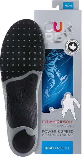 Vista 8 de CURREX HockeyPro Plantillas para patines de hockey y patinaje sobre hielo - Soporte de arco dinámico 3D para mejorar la estabilidad - Construcción