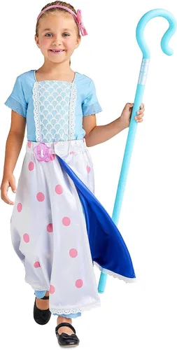 Vista 2 de Disney Pixar Bo Peep Disfraz para niñas Toy Story 4