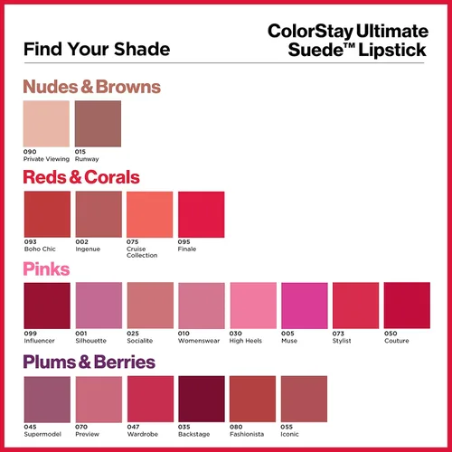 Vista 7 de Revlon ColorStay Mejor Gamuza Lápiz Labial, onza