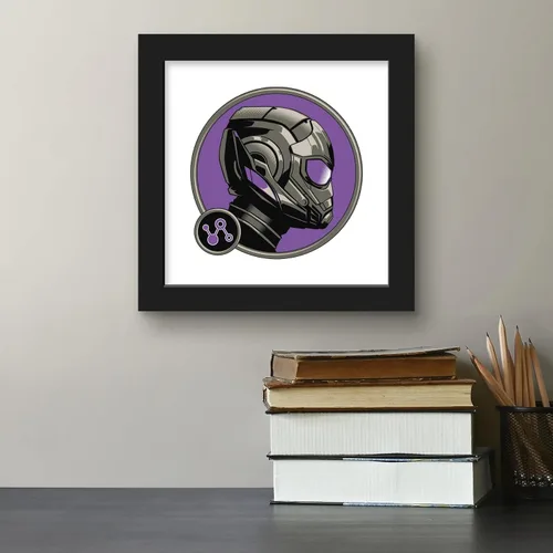Vista 4 de Trends International Gallery Pops Marvel Ant-Man and the Wasp: Quantumania - Arte de pared de partículas de Cassie Lang Pym, versión enmarcada