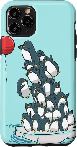 Vista 29 de Penguins Balloon Funny Sea Bird Water Animal Girls Gift Case for iPhone 17
