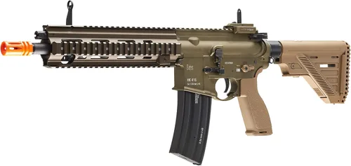 Vista 4 de HK Heckler & Koch 416 A5 AEG Rifle Automático de Airsoft BB de 6mm, Color Canela