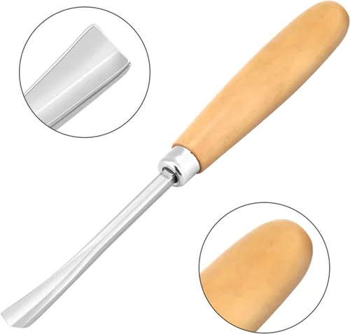 Vista 3 de Juego de 6 herramientas de tallado de madera, cinceles de mano profesionales para tallar madera, herramientas de carpintería, herramientas