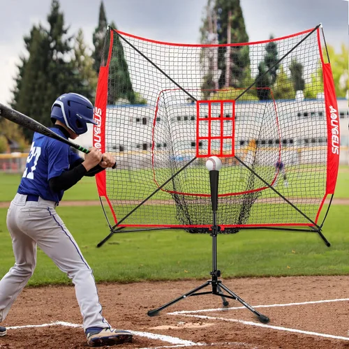 Vista 25 de 7'x7' Baseball Softball Practice Net with Strike Zone Target