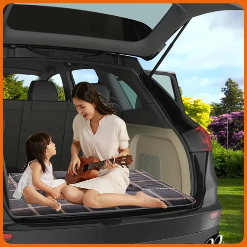 Vista 8 de QQP Colchón de futón japonés plegable de tatami, tapete portátil para adultos y niños, tapete para dormir adecuado para campamento, habitación