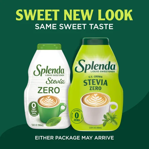 Vista 2 de SPLENDA Stevia Liquid - Gotas edulcorantes sin calorías, botella de 3.38 onzas líquidas