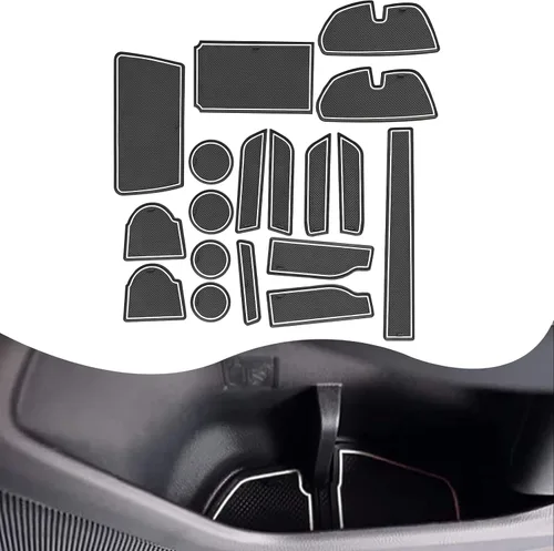 Vista 10 de YEE PIN Para Subaru Crosstrek STARLINK 2024 Tapete de consola Crosstrek Guantera Crosstrek 2024 Crosstrek Cup Mats 2024 STARLINK Inserts Liners