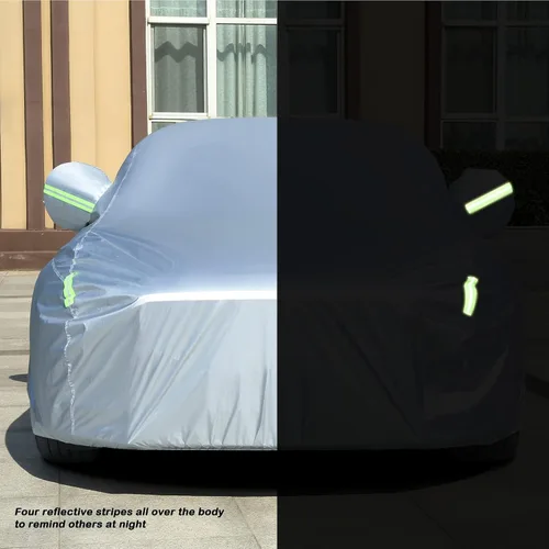Vista 7 de Tecoom Carcasa ligera, impermeable, a prueba de rayos UV, resistente al viento, con cierre de cremallera y almacenamiento para todo tipo de clima
