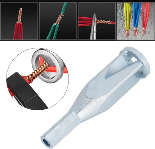 Vista 7 de Alambre, conector de cable, pelacables, cable eléctrico, conector rápido, broca para electricistas (rectángulo)