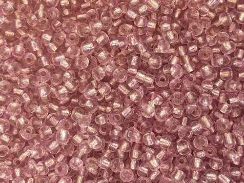 Vista 38 de Tamaño de las cuentas de semillas: 11/0 50 gr / 1.76 oz (ámbar plateado forrado)
