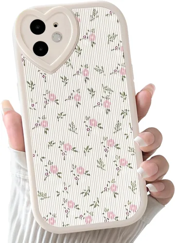 Vista 17 de Lovmooful Funda para iPhone 11 con diseño de oso lindo floral con lentes de Flor de Oso2
