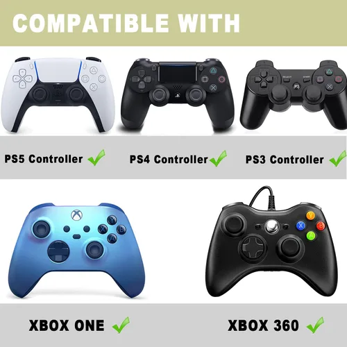 Vista 6 de 20 empuñaduras analógicas de control de palanca de mando de rendimiento compatibles con PS5, PS4, Xbox One, Xbox Series XS Controller Joystick Grips