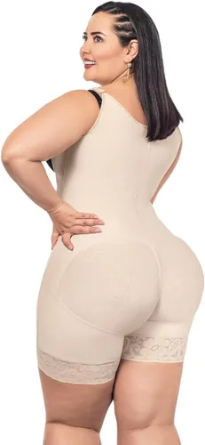 Vista 4 de Forma Tu Cuerpo, Faja Colombiana, body corto, control de abdomen y levantamiento de glúteos. Definición de cintura, Colombiano
