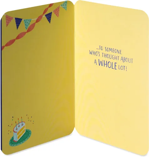 Vista 2 de American Greetings Tarjeta de medio cumpleaños (A Whole Lot)