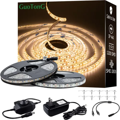 Vista 12 de Unidades de tiras de luz LED a prueba de agua, SMD 2835 LEDs 12V, Tiras de luz de cinta LED de 12V