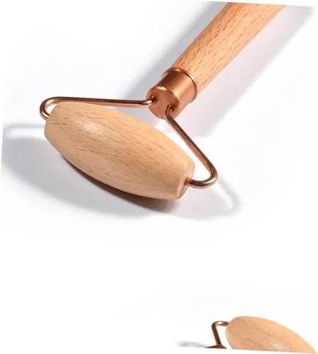Vista 9 de FOMIYES Rodillo de madera para ojos, masajeador de cara, rodillo muscular, rodillo facial antienvejecimiento, masajeador facial, masajeador