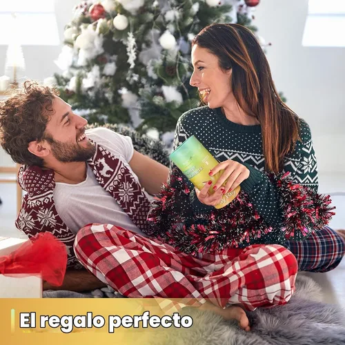 Vista 5 de Shower Steamers - Paquete de 8 rellenos de calcetines de aromaterapia para Navidad Citrus Sunrise
