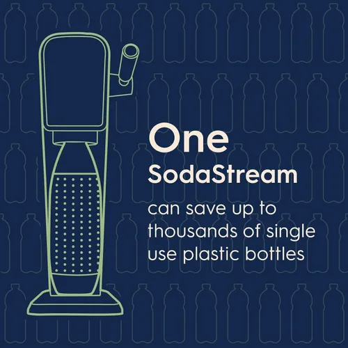 Vista 15 de SodaStream Máquina de agua con gas Art (negro) con CO2 y botella apta para lavavajillas