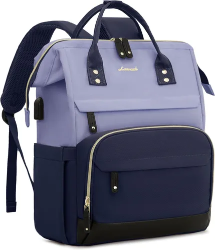 Vista 24 de LOVEVOOK Mochila para laptop para mujer, 15,6 pulg.