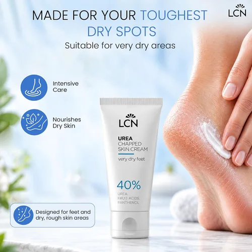 Vista 5 de LCN Crema de piel agrietada de urea 40% para piel gruesa con callos 1.7 fl oz