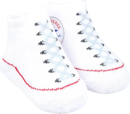 Vista 4 de Converse Botines Chuck para bebé, paquete de 2 (B(LC0001-023)W, 0-6 meses), Blanco