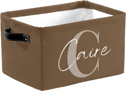Vista 27 de Cesta de regalo personalizada con nombre, caja de juguetes de almacenamiento personalizada para niños, organizador de cubos de almacenamiento