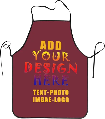 Vista 34 de Delantal personalizado personalizado para mujeres y hombres, delantales de cocina para cocinero, nombre personalizado, texto, logotipo, imagen