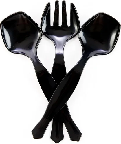 Vista 7 de Transitions2earth EcoPure - Utensilios biodegradables para servir económicos, 18 unidades, aptos para el medio ambiente, sin BPA, resistentes