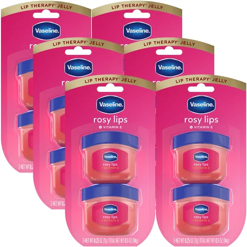 Vista 20 de Vaseline Lip Therapy lata de Bálsamo de Labios, 0,6 onzas (2 unidades)., paquete de de 1, Aloe Vera