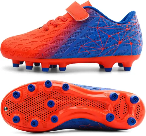 Vista 3 de brooman Zapatos deportivos de fútbol para niños y niñas, para exteriores