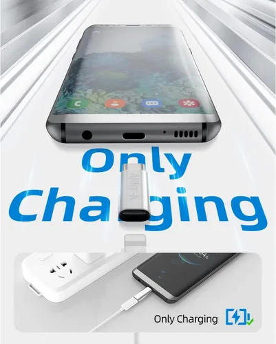 Vista 2 de ARKTEK Adaptador USB-C macho a Lightning hembra, convertidor de cable Lightning a USB tipo C para iPhone 17 16 Series AirPods 4 Pro 2 Galaxy S24
