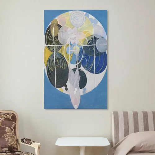 Vista 7 de Hilma Af Klint - Las pinturas de figuras grandes, número 5, grupo III, la clave de todos los trabajos hasta la fecha, el póster decorativo de la WU