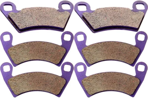 Vista 7 de SCITOO FA354, FA452 Pastillas de freno para Polaris Ranger 400 2010-2013 pastillas de freno delanteras y traseras de fibra de carbono