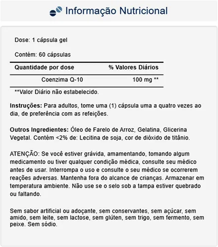 Vista 4 de Puritan's Pride Coenzima CoQ10 100 mg, suplemento dietético para la salud cardíaca, presión arterial, salud oral de las encías y apoyo al