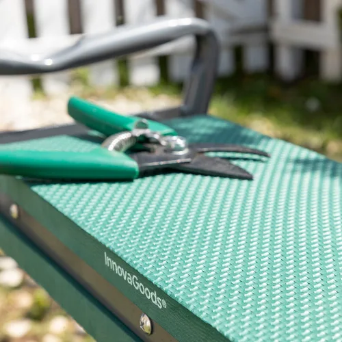 Vista 8 de Banco de Jardinería Plegable con Bolsa para Herramientas 3 en 1 Situl InnovaGoods
