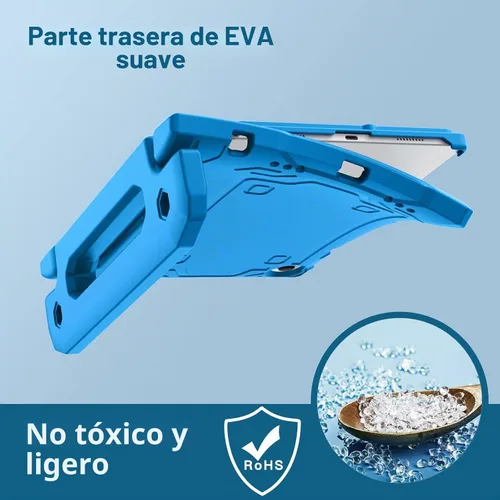 Vista 4 de JETech Funda infantil para Samsung Galaxy Tab A8 de 10.5 pulgadas 2022 (SM-X200/X205/X207) con protector de pantalla integrado, funda protectora a
