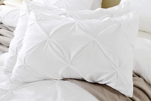 Vista 11 de beddingstar - Juego de fundas de almohada plisadas de 2 a 600 hilos, 100 % algodón egipcio, magníficas fundas de almohada decorativas