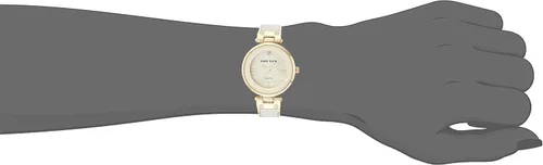 Vista 2 de Anne Klein Reloj de pulsera con esfera de diamantes genuinos