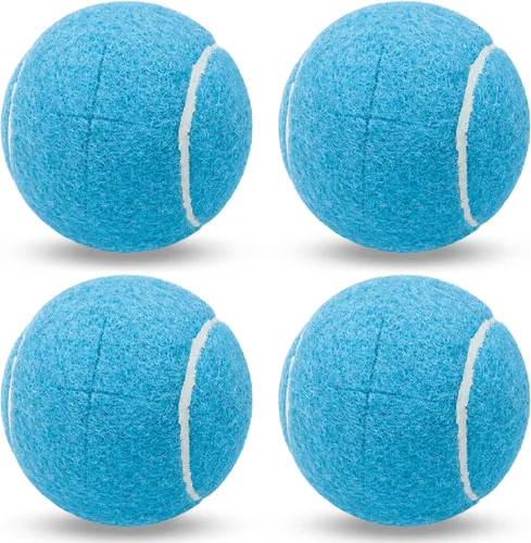 Vista 11 de Paquete de 4 pelotas de tenis para caminar, pelotas de tenis precortadas para patas de caminante o muebles, deslizadores y almohadillas de esquí