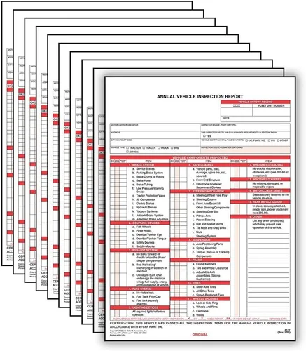 Vista 7 de Formularios de informe anual de inspección de vehículos de J. J. J. Keller