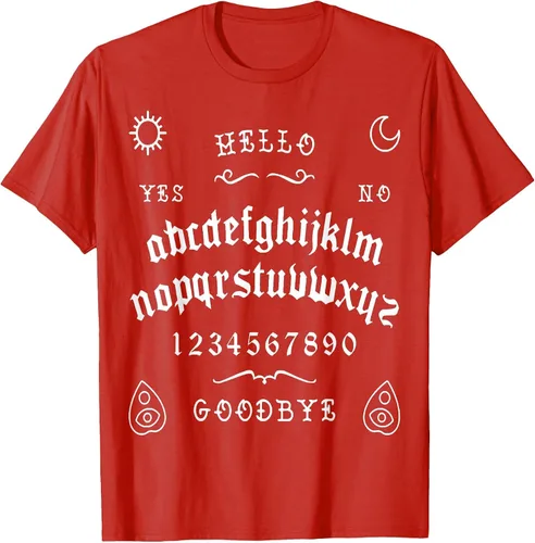 Vista 85 de Camiseta inspirada en la tabla Spirit Board Ouija Asphalt Grey