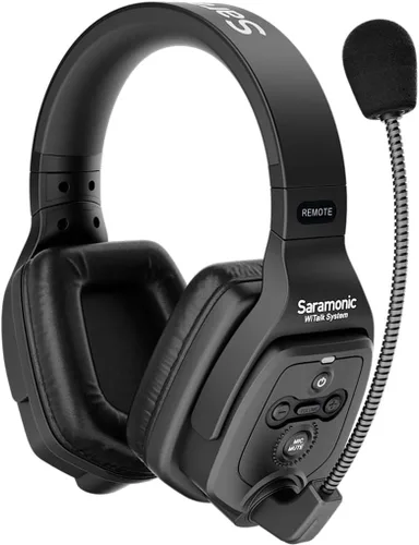 Vista 13 de Saramonic WiTalk-WT2D Full Duplex Wireless Intercom Headset System para 2 Personas 1.9GHz Comunicación Intercomunicador Auriculares con Estuche