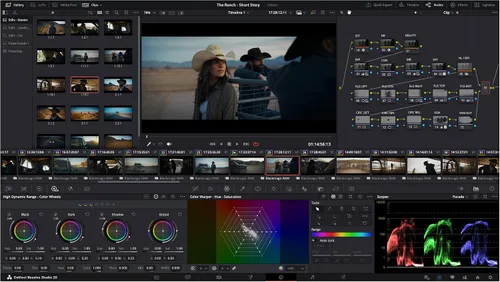 Vista 3 de Blackmagic Design DaVinci Resolve 14 Studio License Key Item negro