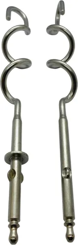 Vista 2 de Cuisinart CHM-DH 2 Ganchos de repuesto para masa de acero inoxidable para modelos CHM-3, CHM-5, CHM-7, HM-50 HM-70 HM-90, HTM-3, HTM-5, HTM-7 y HTM-9