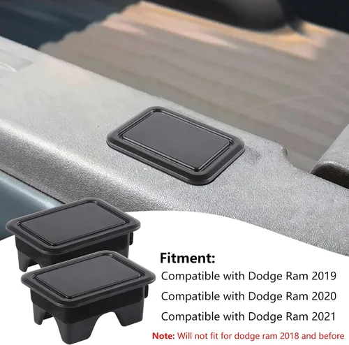 Vista 6 de BJSIA Paquete de 2 fundas de bolsillo de estaca para camionetas, fundas de bolsillo de estaca compatibles con Dodge Ram 1500 2019-2023 cubierta